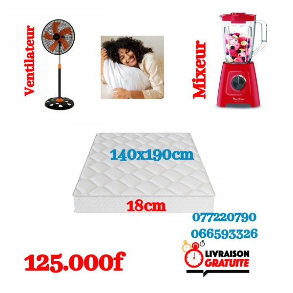 Ventilateur + Mixeur + matelas
