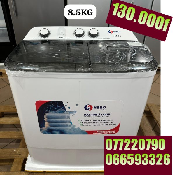 Machine à laver manuel  8.5kg Hero