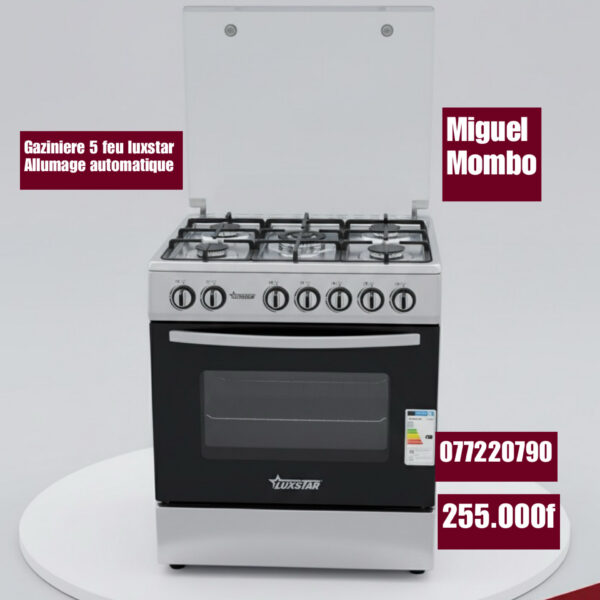 Gazinière 5 feux Luxstar